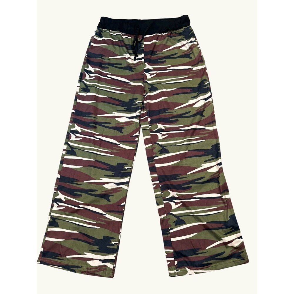 CCC Camouflage Pattern Lounge Pajama Pants Size XXL Soft Smooth Knit